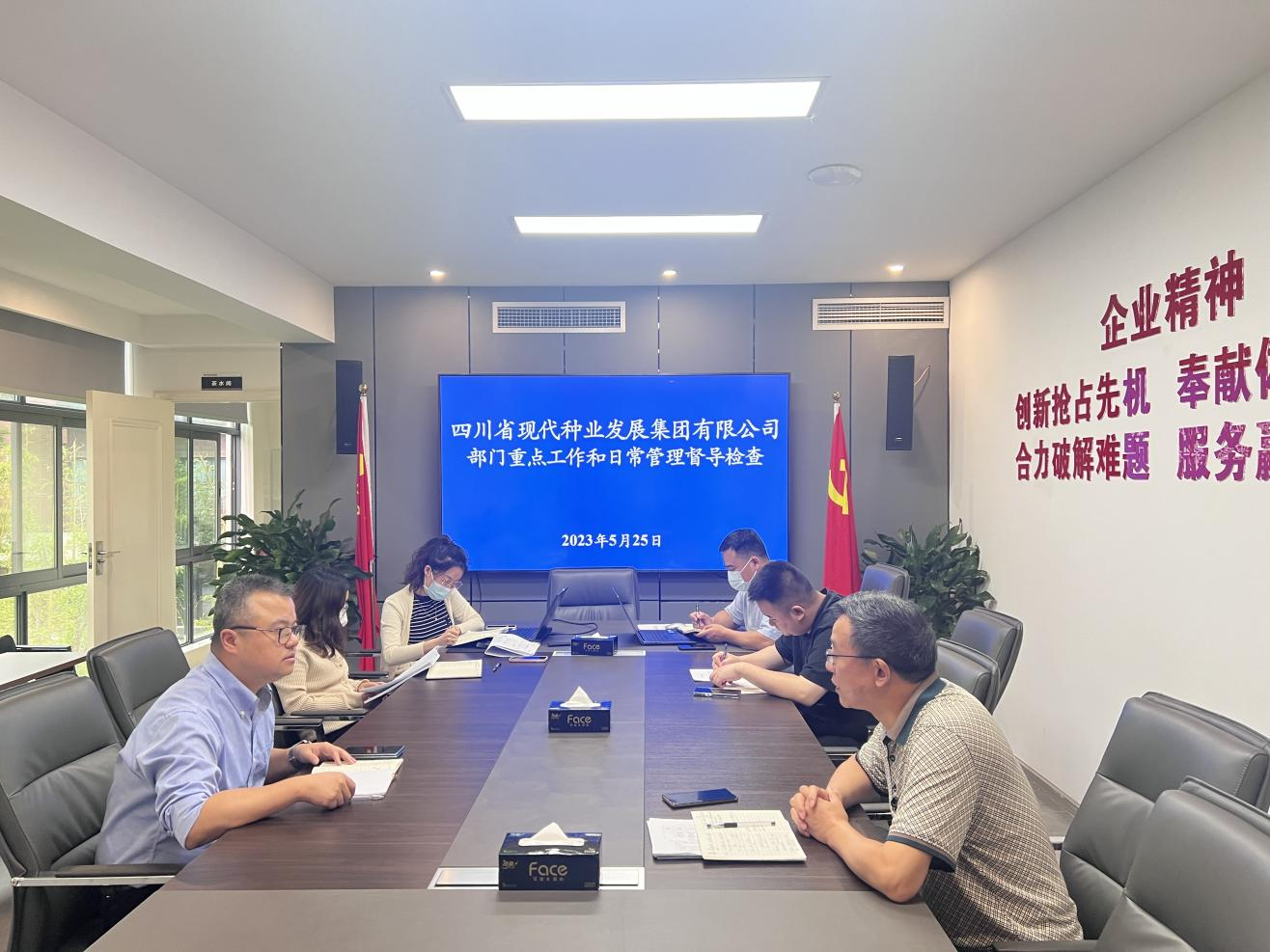 四川种业集团发展集团部门2023年1—4月 沉点工作和日常治理督导查抄