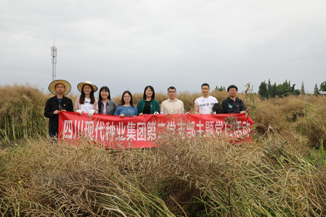 美彩国际 官网第二党支部进杏装党建引领促春耕，不负农时迎丰登”主题党日活动